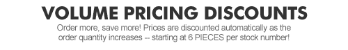 Volume Pricing Discounts: Automatic Quantity Pricing